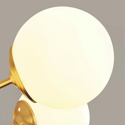 12-Light Pendant Lights Traditional Style Globe Shape Metal Chandelier Lighting