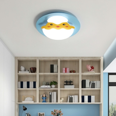 Macaron Led Flush Mount Ceiling Light Fixtures Nordic Style Close to Ceiling Lamp for Bedroom