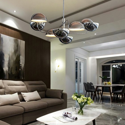 Modern Chandelier Lighting Fixtures Metal Creative LED Hanging Chandelier for Living Room