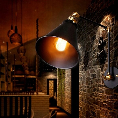 Modern Style LED Wall Sconce Light Nordic Style Adjustable Metal Wall Light for Study