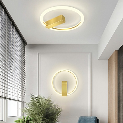 Modern Wall Mounted Lighting Round Wall Light Sconce for Living Room