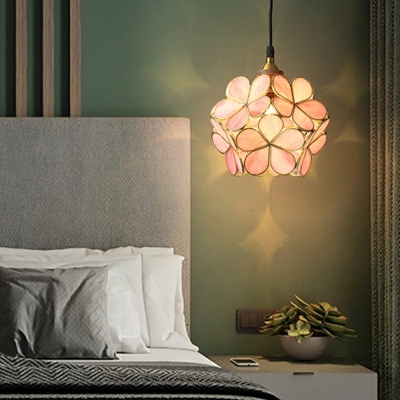 1-Light Hanging Ceiling Lights Contemporary Style Geometric Shape Metal Pendant Lighting Fixtures