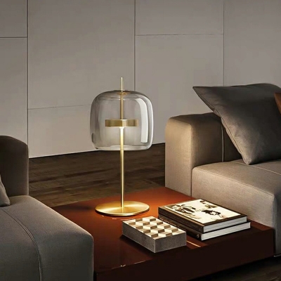 Contemporary Table Light 1 Light Glass Nights and Lamp for Bedroom Living Room