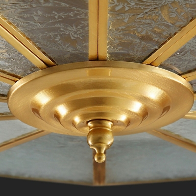 Creative Glass Colonial Style Ceiling light for Corridor Hallway and Bedroom