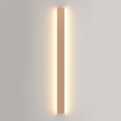 Linear LED Wall Mounted Light Fixture Contemporary Style 1 Light Wall Sconces for Living Room