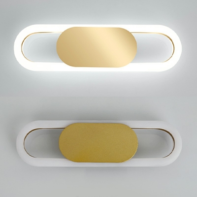 Modern Style LED Wall Sconce Light Nordic Style Metal Acrylic Wall Light for Bedside