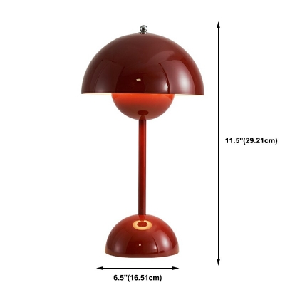 Nightstand Lamp Metal Modern Nordic Style 1 Light Macaron Night Table Lamps for Bedroom