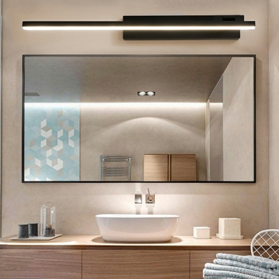 Modern Style LED Wall Sconce Light Nordic Style Metal Acrylic Neutral Light Vanity Light for Bathroom Dressing Table