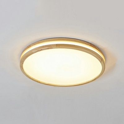 1 Light Square Shade Flush Light Modern Style Acrylic Led Flush Light for Dining Room
