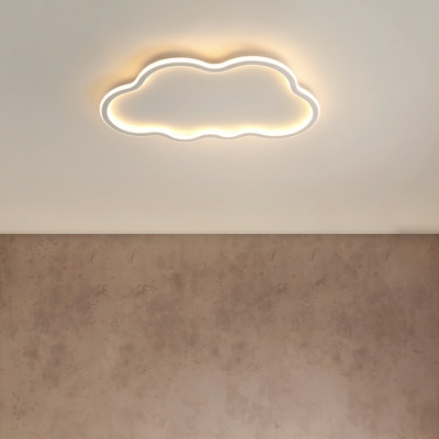 Contemporary Cloud Flush Mount Ceiling Light Acrylic Led Flush Mount Fixture