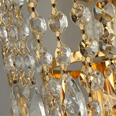 Creative Crystal Warm Wall Lamp for Corridor Bedroom Bedside and Television Background Wall
