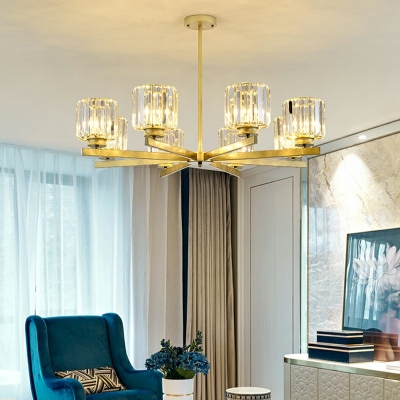 Designer Style Chandelier 10 Head Vintage Ceiling Chandelier for Living Room