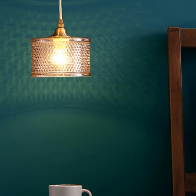 Industrial Hanging Lamp Kit Glass Hanging Pendant Lights for BedroomLiving Room