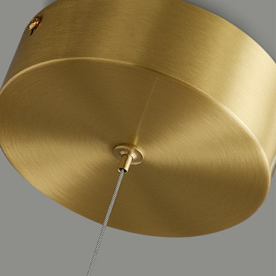 1-Light Hanging Lamps Minimalist Style Liner Shape Glass Warm Light Island Lighting