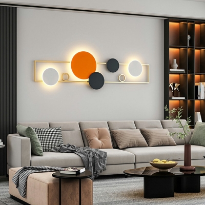 LED Lights Modern Wall Mounted Light Fixture Nordic Style Living Room Sconce Lamp