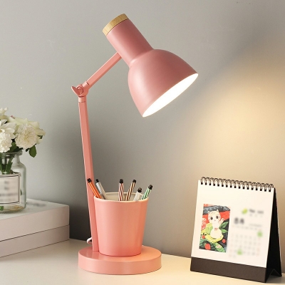 Macaron Style Table Lamp Night 1 Light Macaron Color Table Lamps for Bedroom