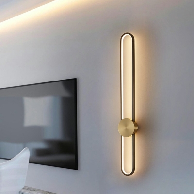 Modern Style LED Wall Sconce Light Nordic Style Metal Acrylic Third Gear Wall Light for Bedside Aisle