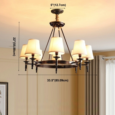 8 Light Chandelier Ceiling Design Style Chandelier for Bedroom Cafe