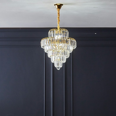 Creative Crystal Warm Decorative Chandelier for Hall Bedroom and Corridor