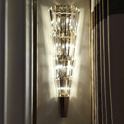 Creative Crystal Warm Wall Lamp for Corridor Bedroom Bedside and Television Sofa Background Wall