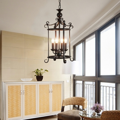 Designer Style Chandelier 4 Head Ceiling Chandelier for Bedroom Living Room