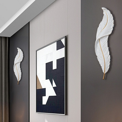 Modern Creative Leaf Shape Wall Sconce for Sofa Background Wall and Bedroom
