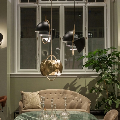 Modern Minimalist Pendant Light Metal Nordic Style Hanging Ceiling Light for Dinning Room