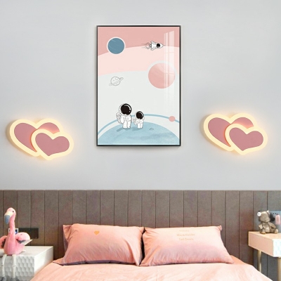 Modern Simple Wall Mounted Lamps Cartoon Wall Mounted Lamp for Children's Room Bedroom