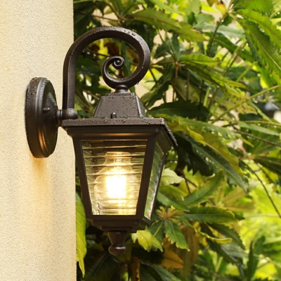 1-Light Sconce Light Fixtures Farmhouse Style Cone Shape Metal Wall Lighting Ideas
