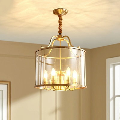 American Style Chandelier 7 Head Ceiling Chandelier for Bedroom Dining Room