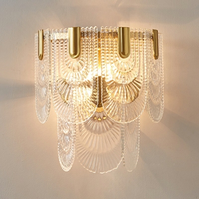 Creative Crystal Warm Wall Sconce for Corridor Bedroom Bedside and Television Sofa Background Wall