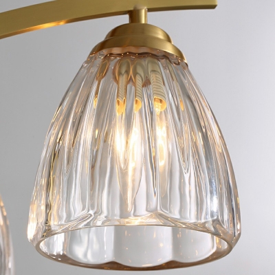 Designer Style Chandelier Glass Shade Ceiling Chandelier for Bedroom Living Room