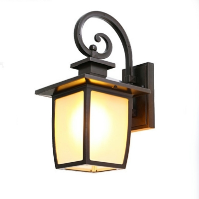 Modern Style Glass Wall Light Nordic Style Minimalism Wall Sconce Light for Courtyard Aisle