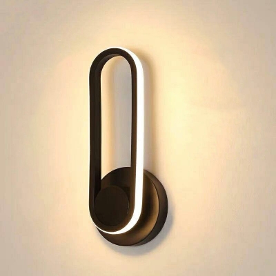 Modern Style LED Wall Sconce Light Nordic Style Metal Acrylic Third Gear Wall Light for Bedside