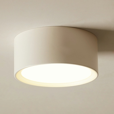 1 Light Cylinder Shade Flush Light Modern Style Acrylic Led Flush Light for Dining Room