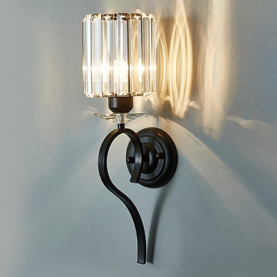 1-Light Sconce Lights Simplicity Style Cylinder Shape Metal Wall Lighting Ideas