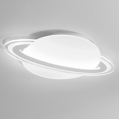 Contemporary Planet Flush Mount Ceiling Light Acrylic Led Flush Mount Fixture