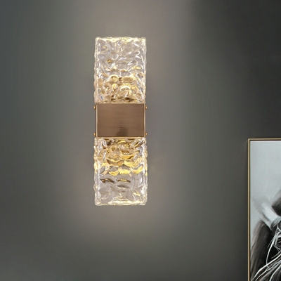 Creative Crystal Warm Wall Sconce for Corridor Bedroom Bedside and Television Background Wall