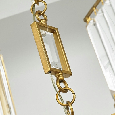Designer Style Chandelier Crystal Shade Ceiling Chandelier for Bedroom Living Room Cafe