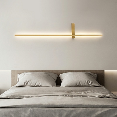 Modern Minimalist Wall Mounted Light 1 Light Third Gear Wall Mount Light Fixture for Bedroom