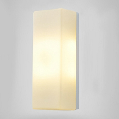 Modern Wall Mounted Lamps 1 Light Glass Flush Mount Wall Sconce for Bedroom
