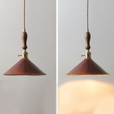 Wood Minimalist Ceiling Lamp Modern Nordic Style Pendulum Lights for Bedroom