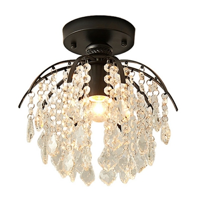 Creative Crystal Warm Decorative Ceiling Light Fixture for Corridor Bedroom and Hall