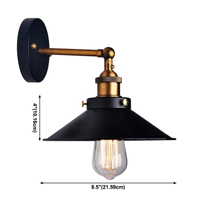 Modern Style LED Wall Sconce Light Industrial Style Metal Wall Light for Bedside Aisle