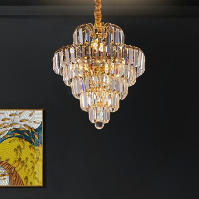 Creative Crystal Warm Decorative Chandelier for Hall Bedroom and Corridor