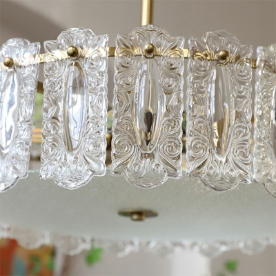 Modern Style LED Flushmount Light Nordic Style Metal Glass Celling Light for Living Room
