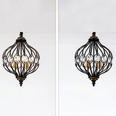 Modern Style Metal Chandelier Light Crystal  Nordic Style Pendant Light for Living Room Dinning Room