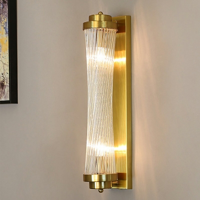 Creative Crystal Wall Sconce for Corridor Bedroom Bedside and Television Background Wall