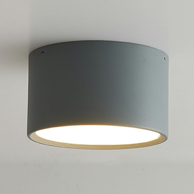 Minimalism Cylinder Flush Mount Ceiling Light Fixtures Acrylic Flush Mount Lamp