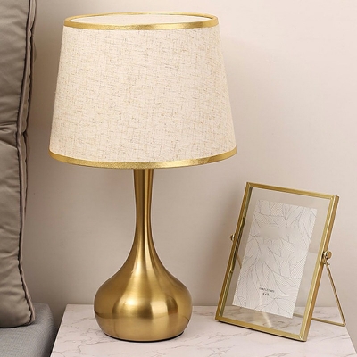 Postmodern Table Lamp 1 Light Gold Color Nights and Lamp for Bedroom